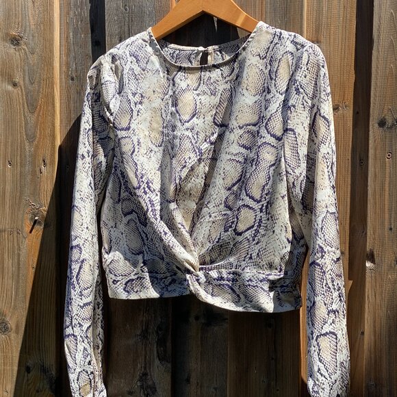 Idem / Idtto Snake Print Blouse – Size M - Picture 6 of 12
